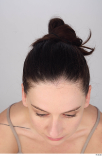 Zolzaya ballet bun brown long hair 0001.jpg